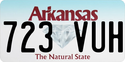 AR license plate 723VUH