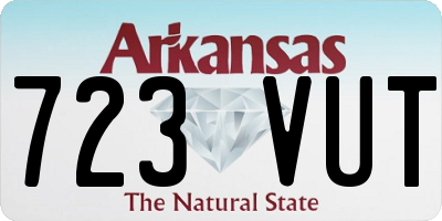 AR license plate 723VUT