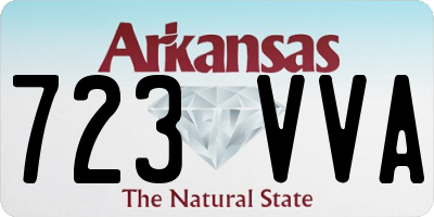 AR license plate 723VVA