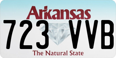 AR license plate 723VVB