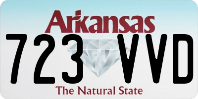 AR license plate 723VVD