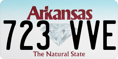 AR license plate 723VVE