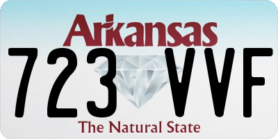 AR license plate 723VVF