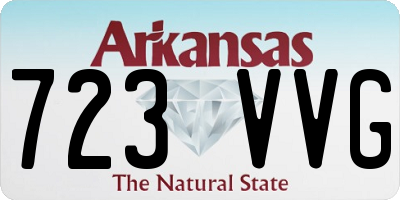 AR license plate 723VVG