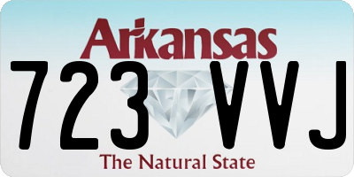 AR license plate 723VVJ