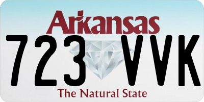 AR license plate 723VVK