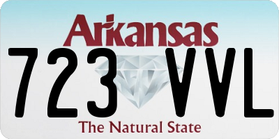 AR license plate 723VVL