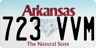 AR license plate 723VVM