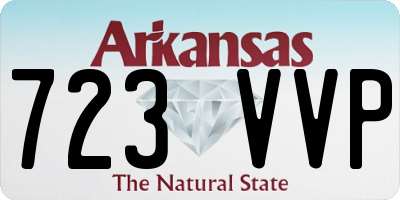 AR license plate 723VVP