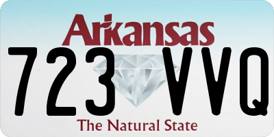 AR license plate 723VVQ