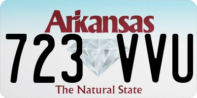 AR license plate 723VVU