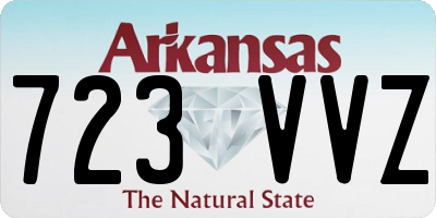 AR license plate 723VVZ