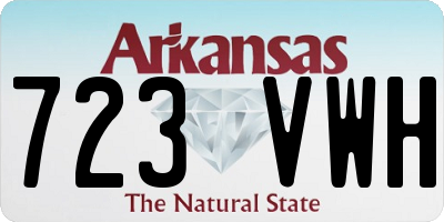 AR license plate 723VWH