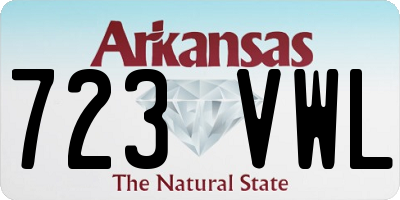 AR license plate 723VWL