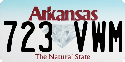 AR license plate 723VWM