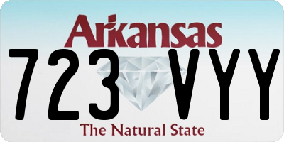 AR license plate 723VYY