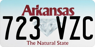 AR license plate 723VZC