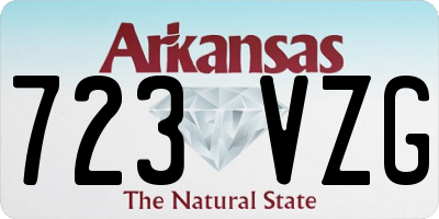 AR license plate 723VZG