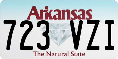 AR license plate 723VZI