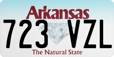 AR license plate 723VZL