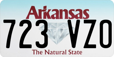 AR license plate 723VZO