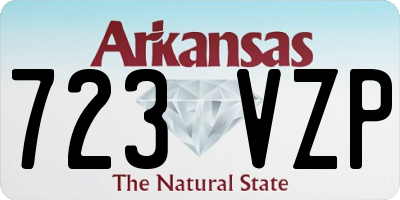 AR license plate 723VZP