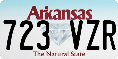 AR license plate 723VZR
