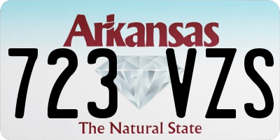 AR license plate 723VZS