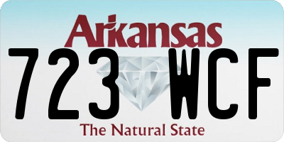AR license plate 723WCF