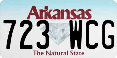 AR license plate 723WCG