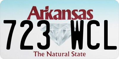 AR license plate 723WCL
