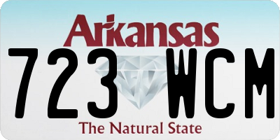 AR license plate 723WCM