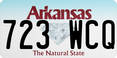 AR license plate 723WCQ