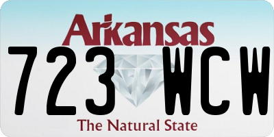 AR license plate 723WCW