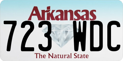 AR license plate 723WDC