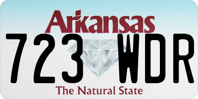 AR license plate 723WDR