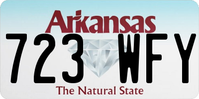 AR license plate 723WFY