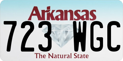 AR license plate 723WGC