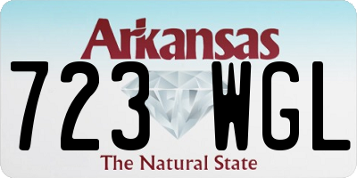 AR license plate 723WGL