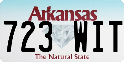 AR license plate 723WIT