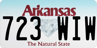 AR license plate 723WIW
