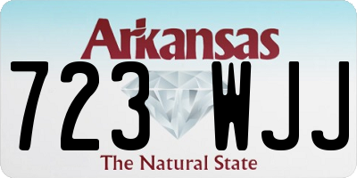 AR license plate 723WJJ