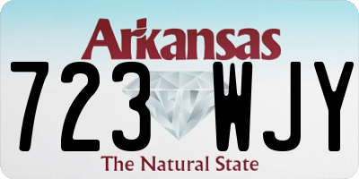 AR license plate 723WJY