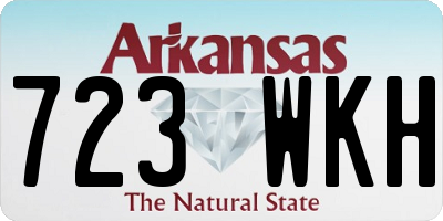 AR license plate 723WKH