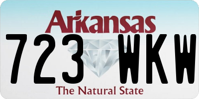 AR license plate 723WKW