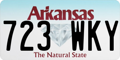 AR license plate 723WKY