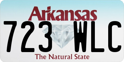 AR license plate 723WLC