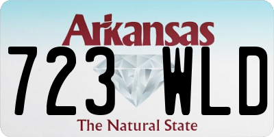 AR license plate 723WLD
