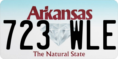 AR license plate 723WLE