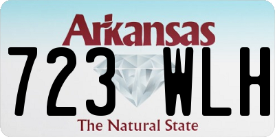 AR license plate 723WLH